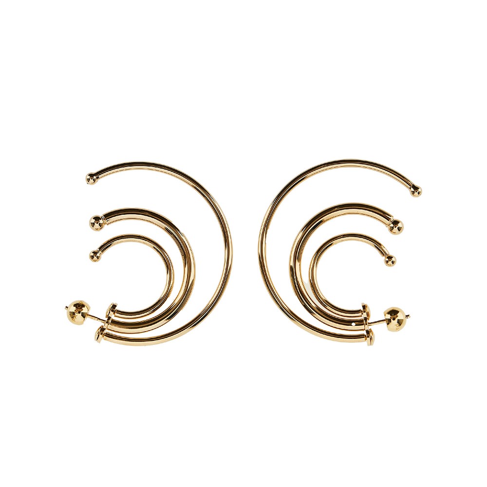 PANCONESI OS pierced solar hoops small earrings