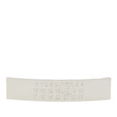 MM6 OS engraved logo hair clip