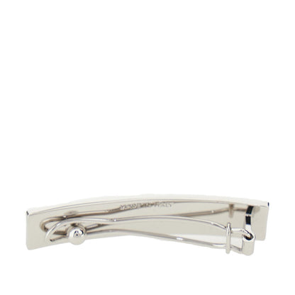 MM6 OS engraved logo hair clip