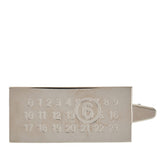 MM6 OS numeric logo hair clip