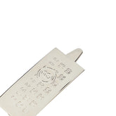 MM6 OS numeric logo hair clip