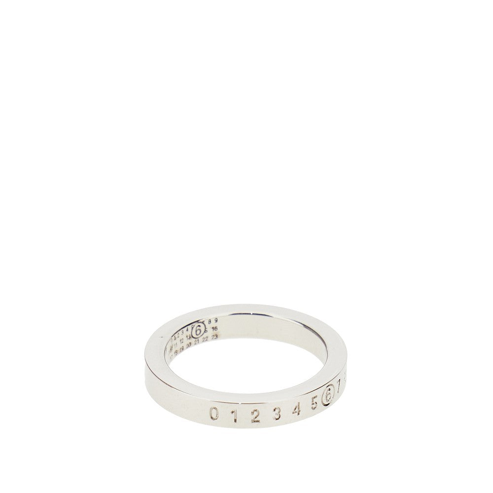 MM6 II engraved logo ring