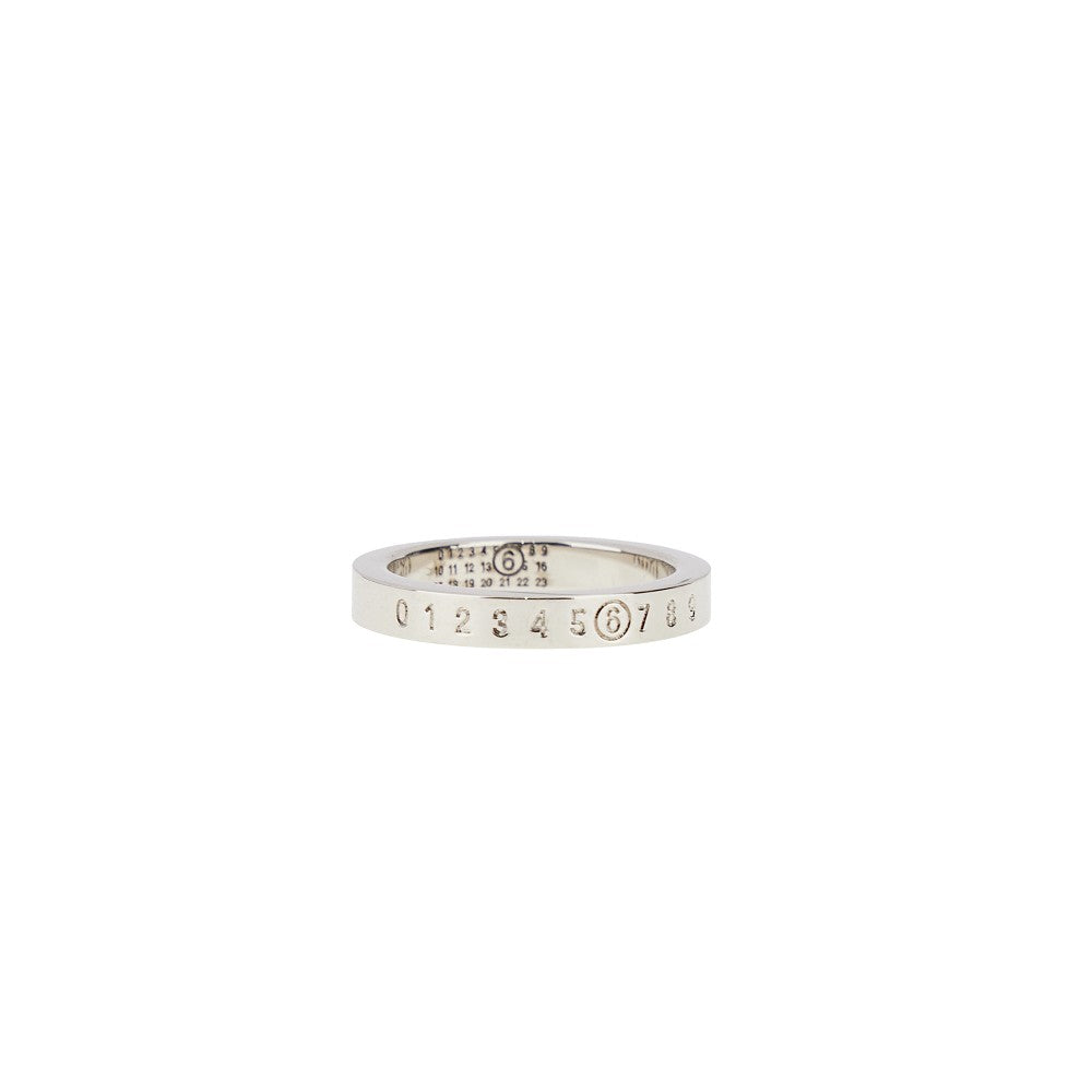MM6 II engraved logo ring