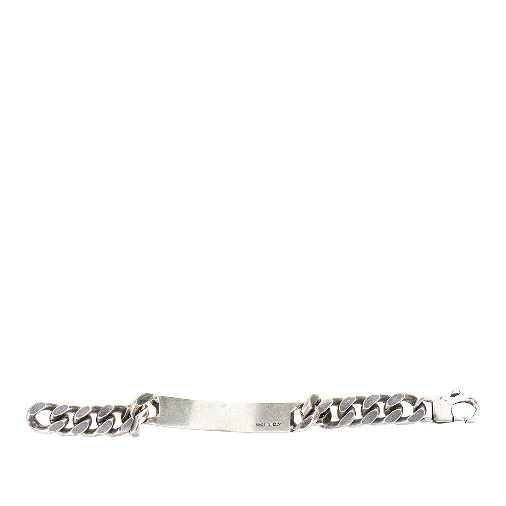 MM6 I logo plate bracelet