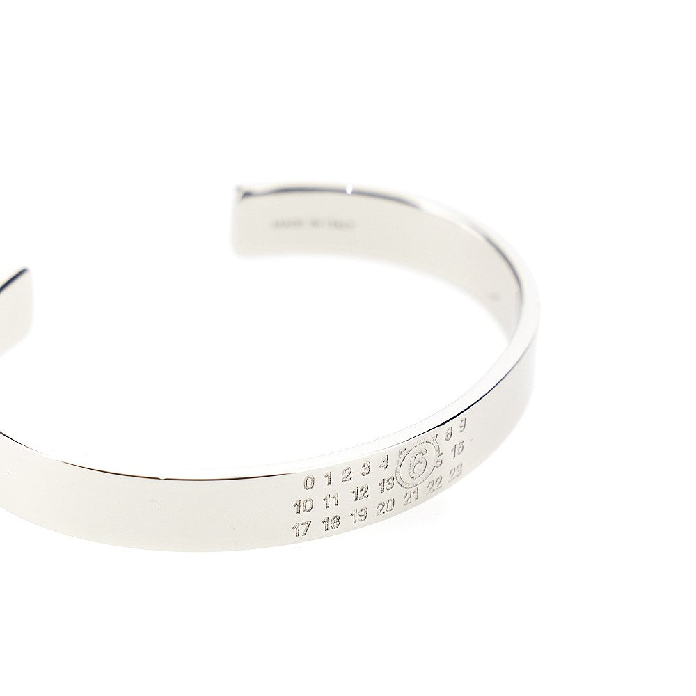 MM6 I numeric cuff bracelet