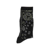 cotton-blend socks with bandana motif