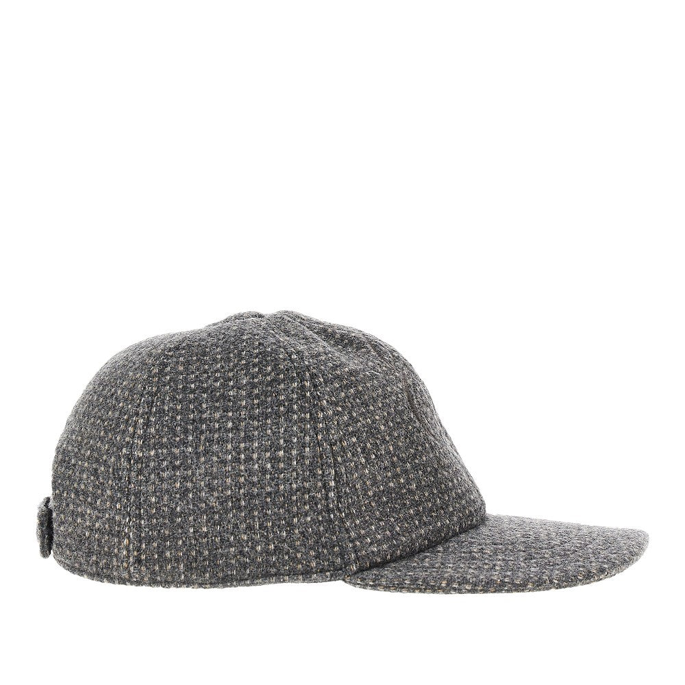 EMPORIO ARMANI 58 wool-blend baseball hat with embroidery