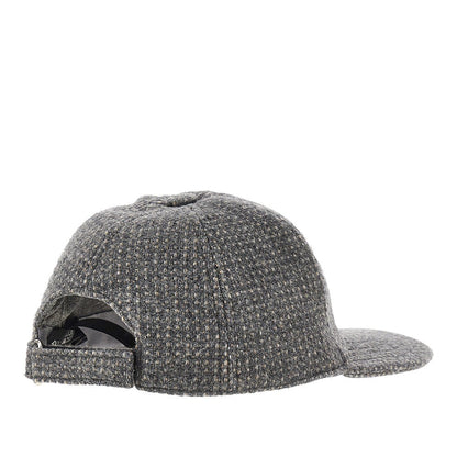 EMPORIO ARMANI 58 wool-blend baseball hat with embroidery