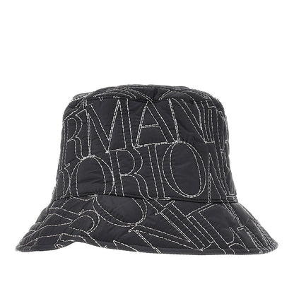 EMPORIO ARMANI OS bucket hat with logo topstitching