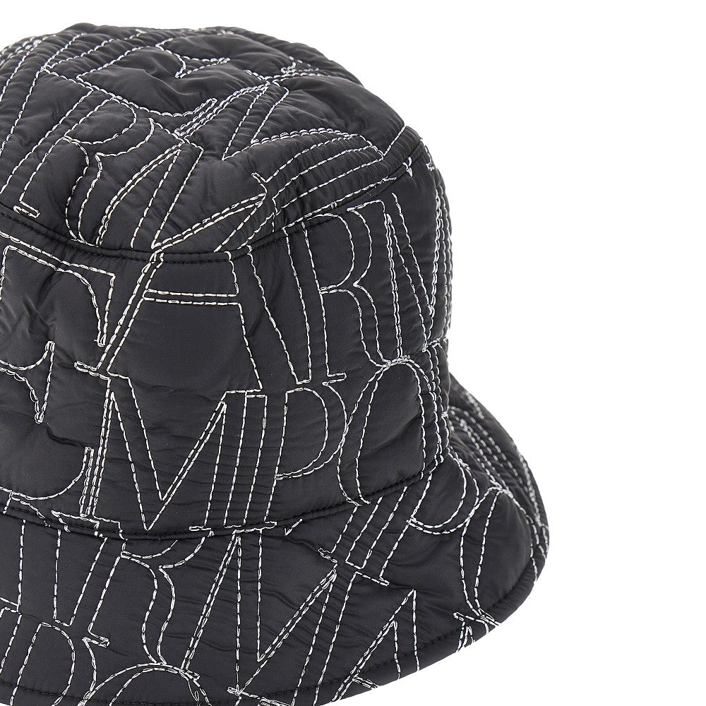 EMPORIO ARMANI OS bucket hat with logo topstitching