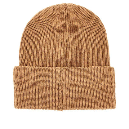 PINKO OS knitted beanie hat with logo