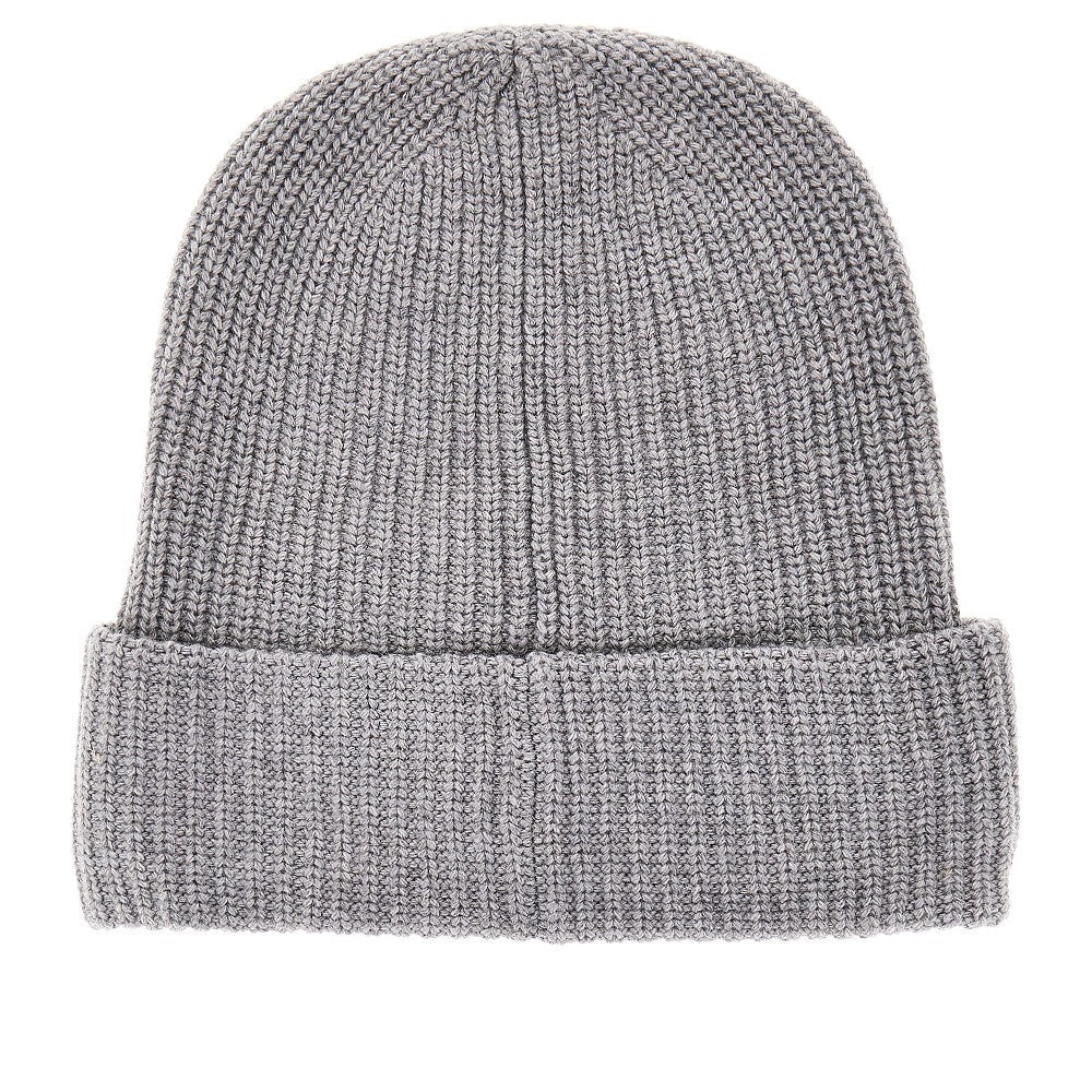 PINKO OS knitted beanie hat with logo