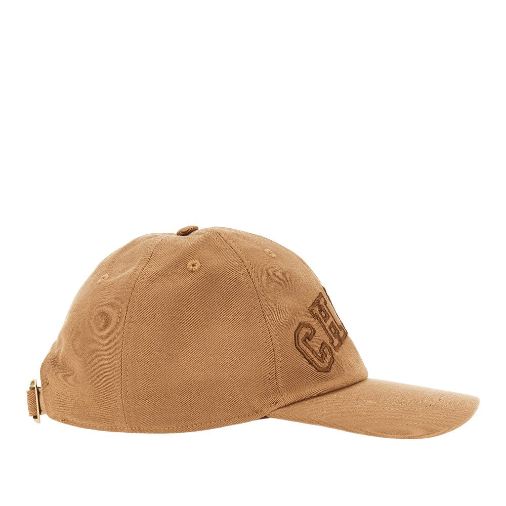 CHLOÉ S logo embroidery cotton baseball cap