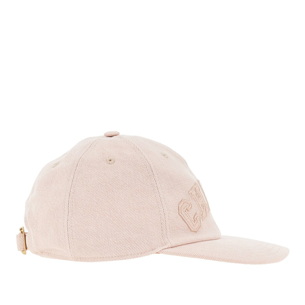 logo embroidery denim baseball cap