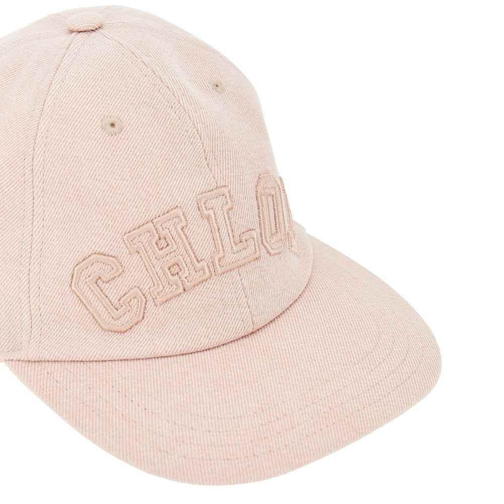 logo embroidery denim baseball cap