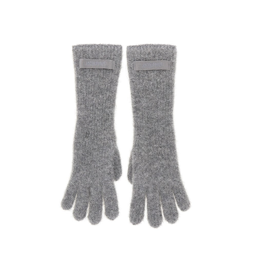 JACQUEMUS OS gros grain alpaca blend gloves