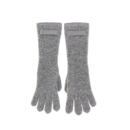 JACQUEMUS OS gros grain alpaca blend gloves