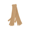 long cashmere gloves with embroidery
