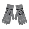 chloé encoeur wool and cashmere gloves