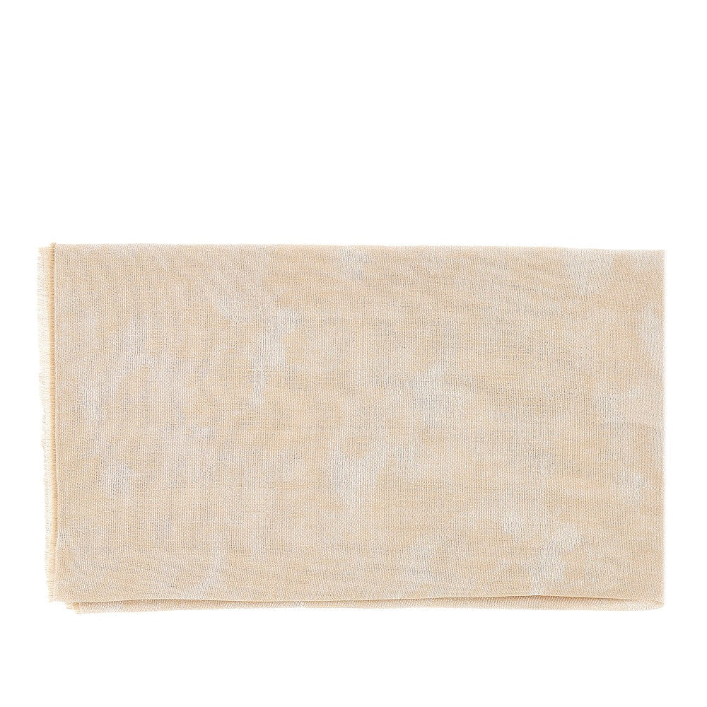 EMPORIO ARMANI OS viscose and linen-blend scarf