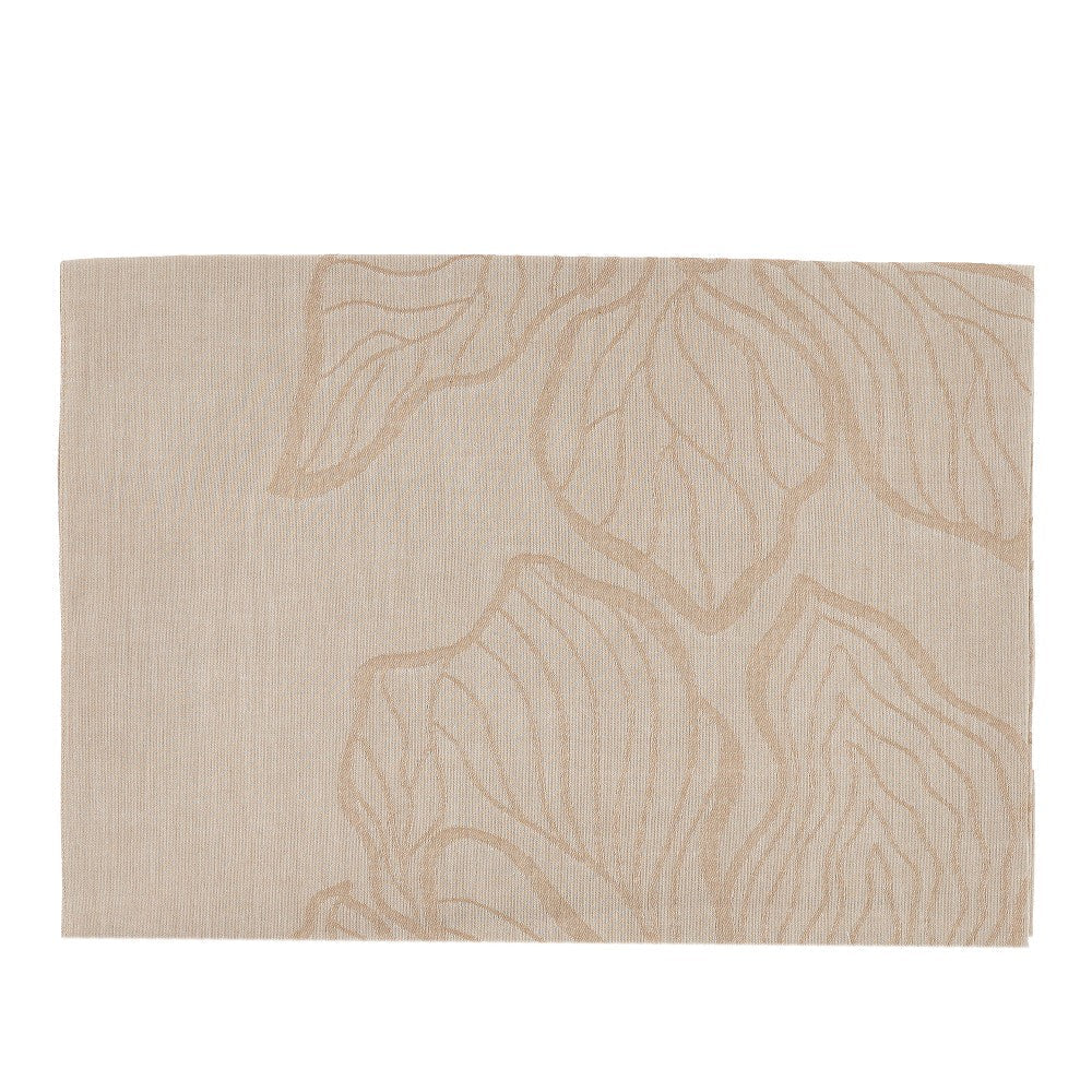 jacquard cotton-blend scarf