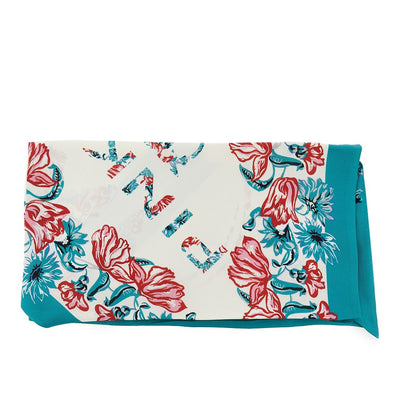 viscose and silk triangular scarf