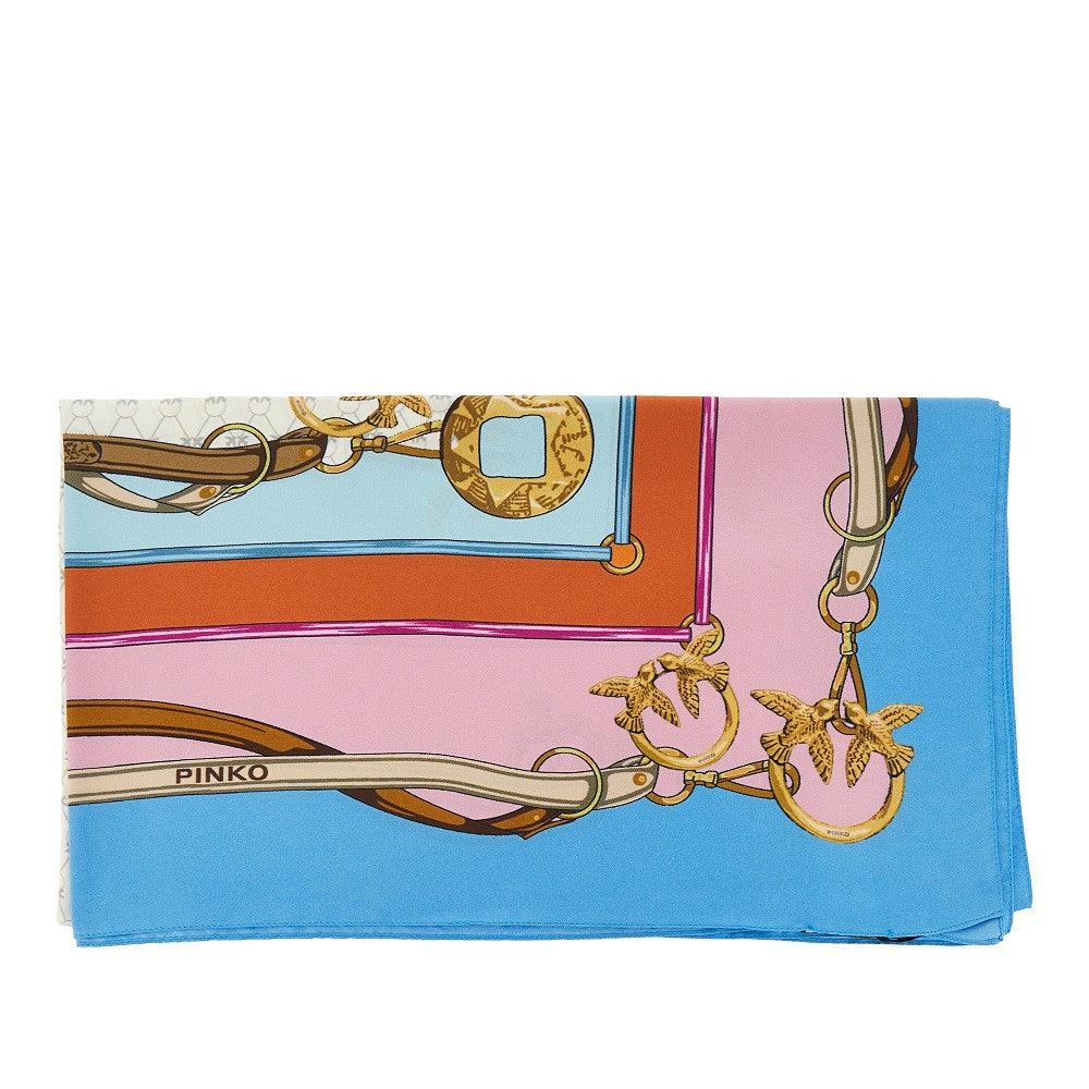 printed twill scarf