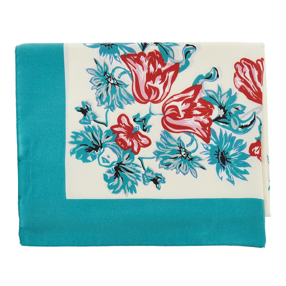 PINKO OS viscose and silk scarf with print