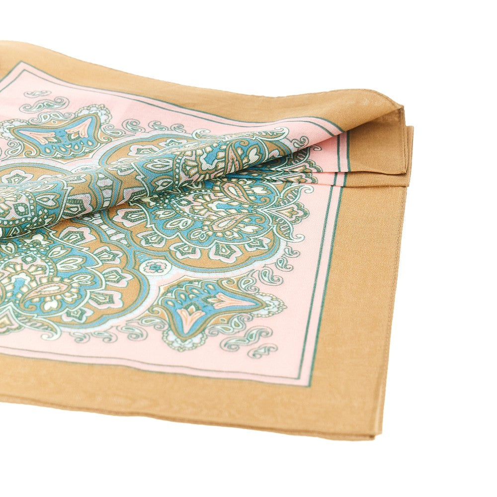 bandana print cotton scarf
