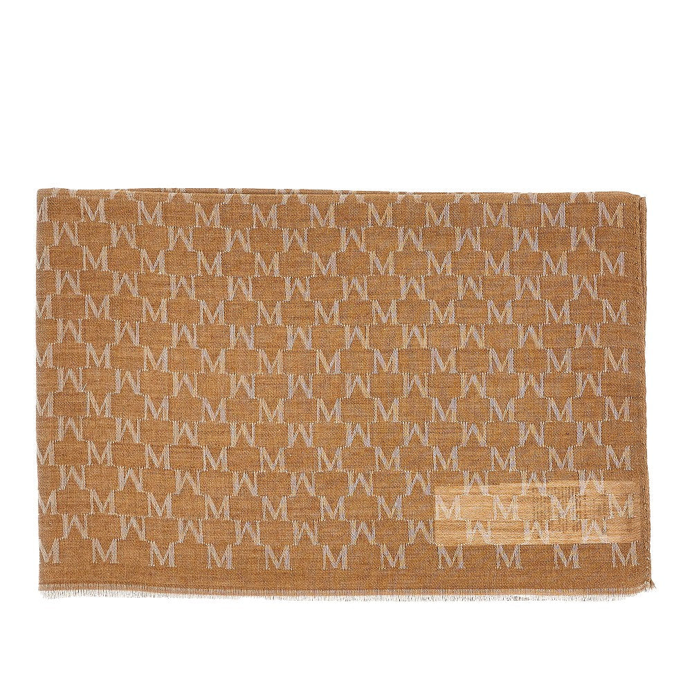MAX MARA OS jacquard silk-blend scarf