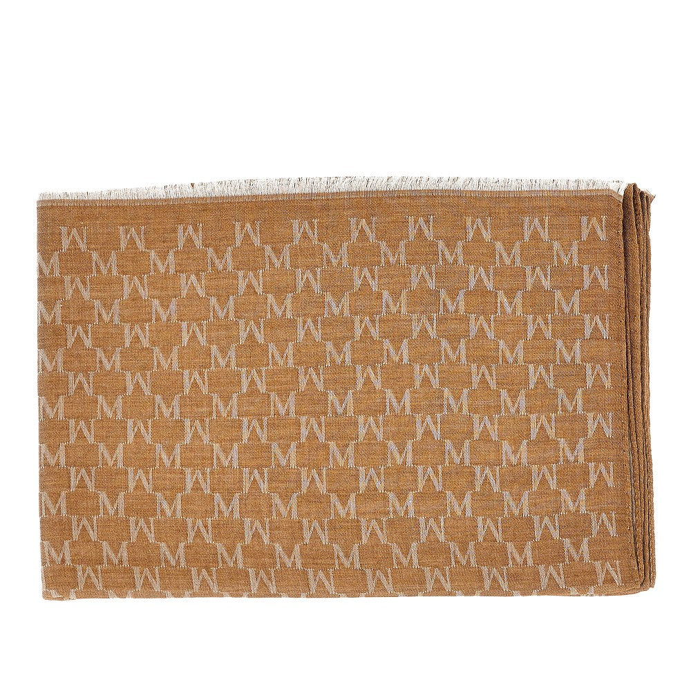 jacquard silk-blend scarf