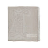 jacquard linen-blend scarf