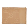 gg jacquard wool and silk scarf