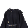 wool cloth cape with nylon hood