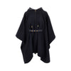 wool cloth cape with nylon hood