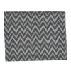 viscose-blend scarf with chevron motif
