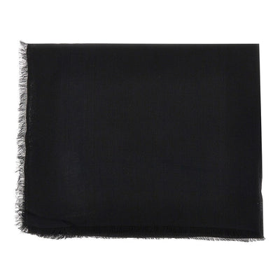jacquard logo modal-blend shawl