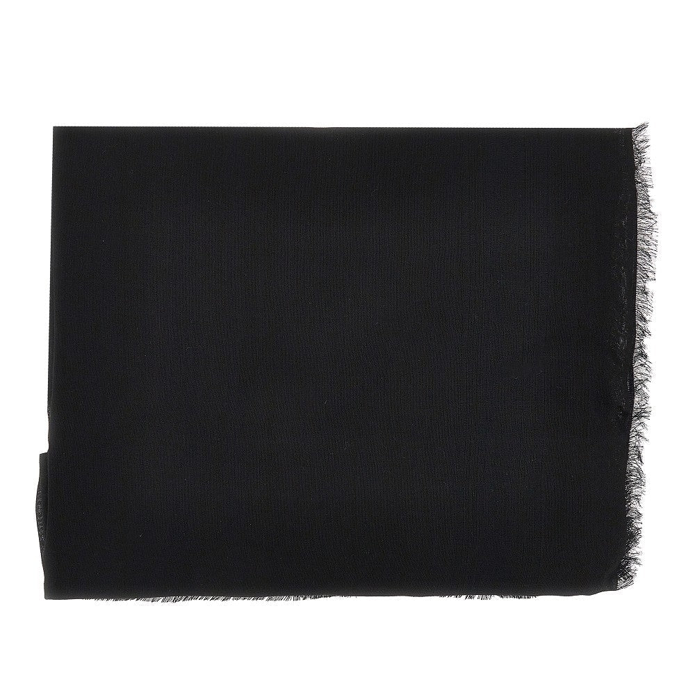 jacquard logo modal-blend shawl