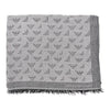 viscose-blend scarf with eagle motif