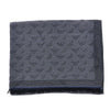 viscose-blend scarf with eagle motif