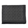 viscose-blend scarf with eagle motif