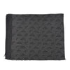 viscose-blend scarf with eagle motif