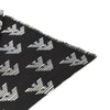 knitted scarf with eagle motif