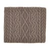 wool-blend scarf with logo label