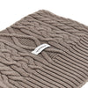wool-blend scarf with logo label