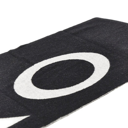 PINKO OS wool-blend scarf with jacquard logo