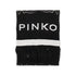 PINKO OS knitted scarf with jacquard logo