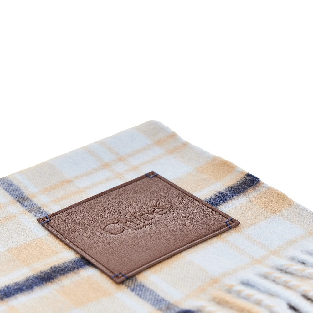 chloé highlanding cashmere scarf