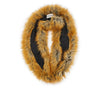 zofia faux fur shawl collar