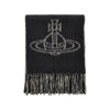 single orb double-face wool scarf